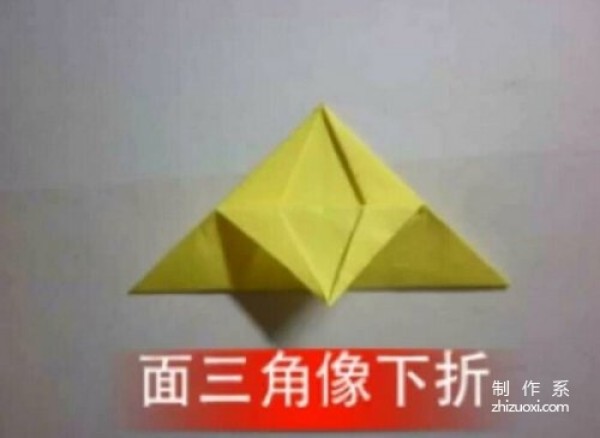 Origami method for birthday crown and hat. Illustrated steps for folding origami crown for children.