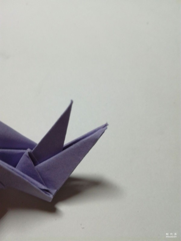 How to fold the three-headed paper crane, teach you how to fold the super weird three-headed paper crane using colored paper