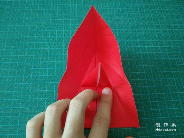 Simple Christmas Crane Origami Illustration Complete Tutorial