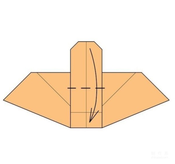 Simple 3D origami sofa, illustrated tutorial on how to fold a sofa seat for fun